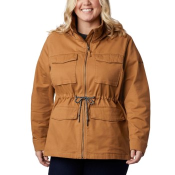 Columbia Tummil Pines Plus Size, Chamarras Marrom Para Mujer | 869231-DEF